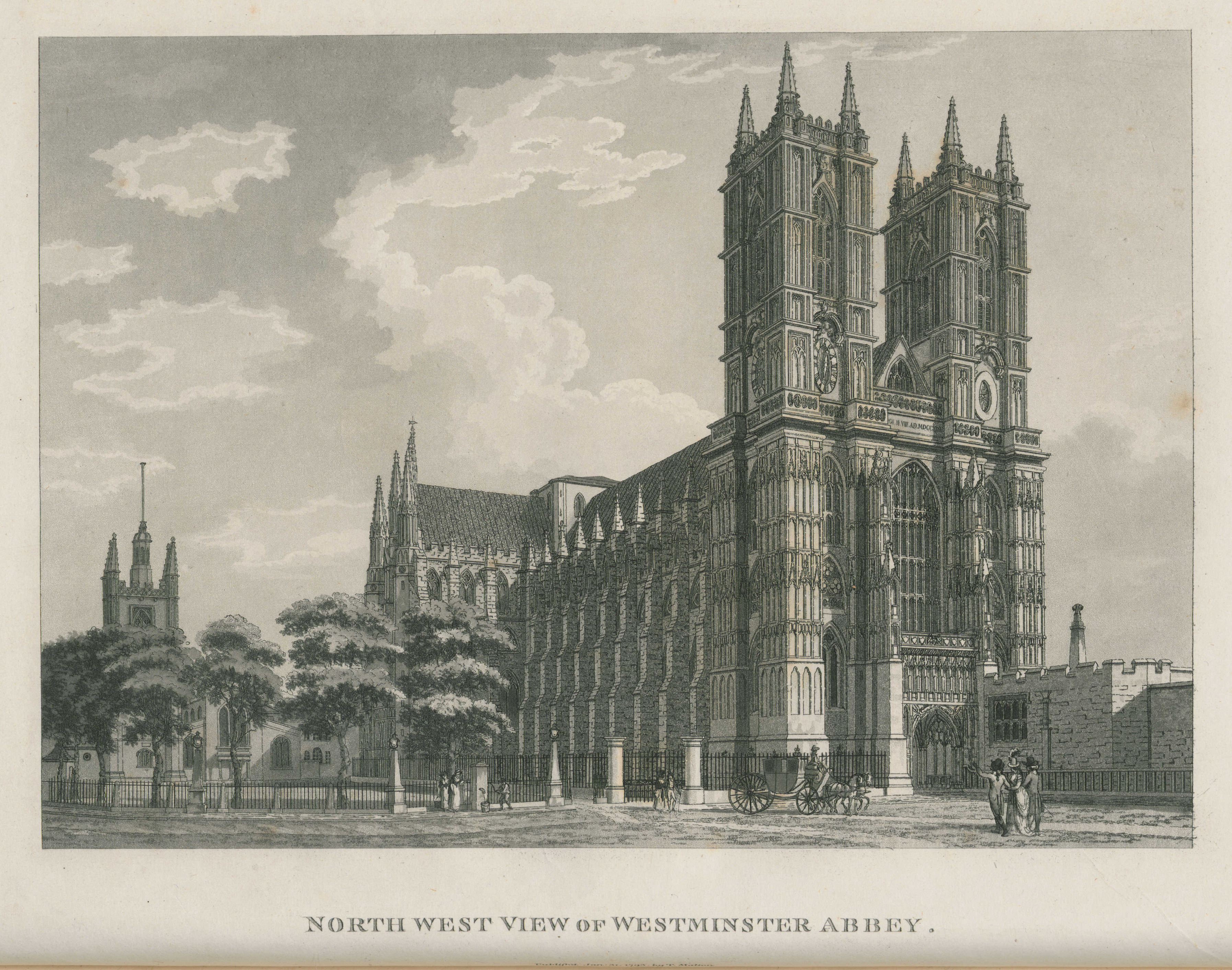 007 - Malton - North West View of Westminster Abbey