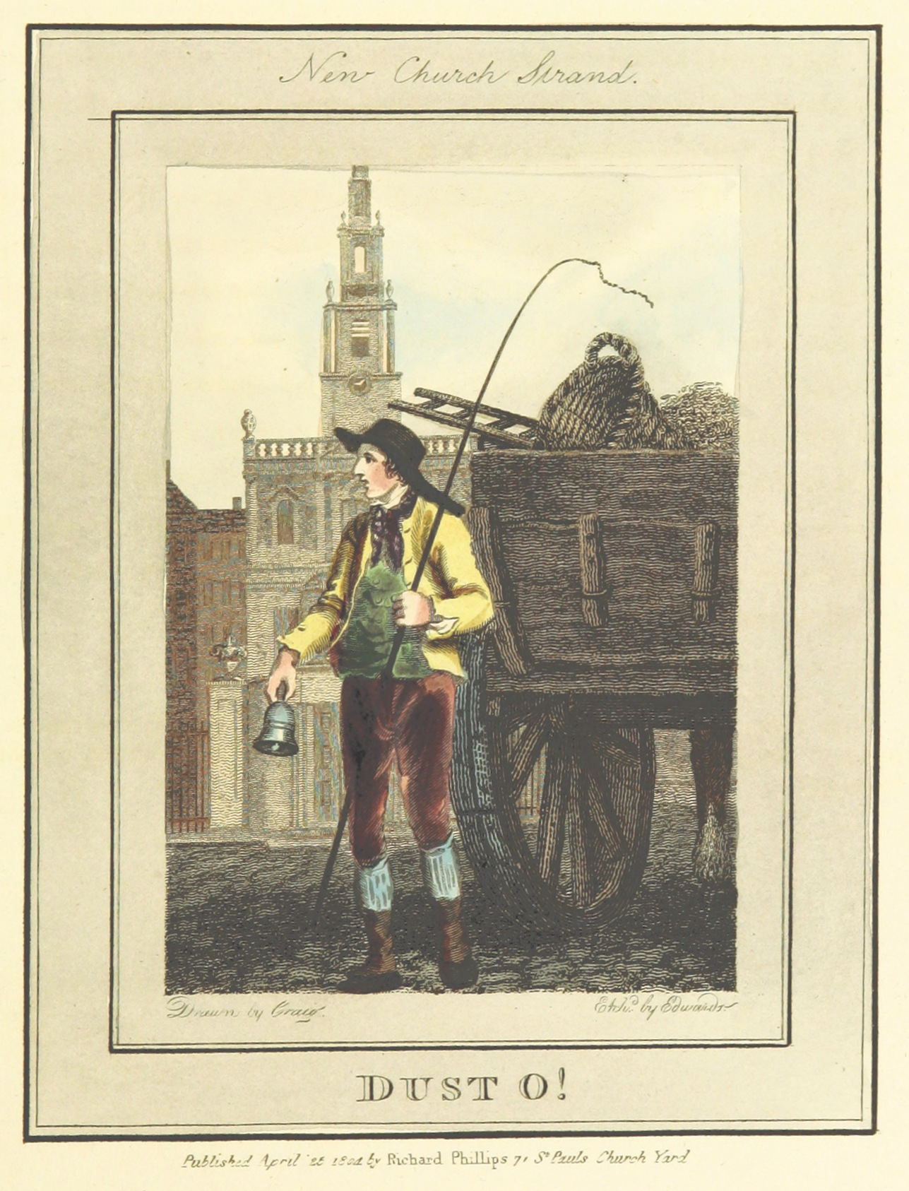 Phillips(1804)_p593_-_New_Church_Strand_-_Dust_O!