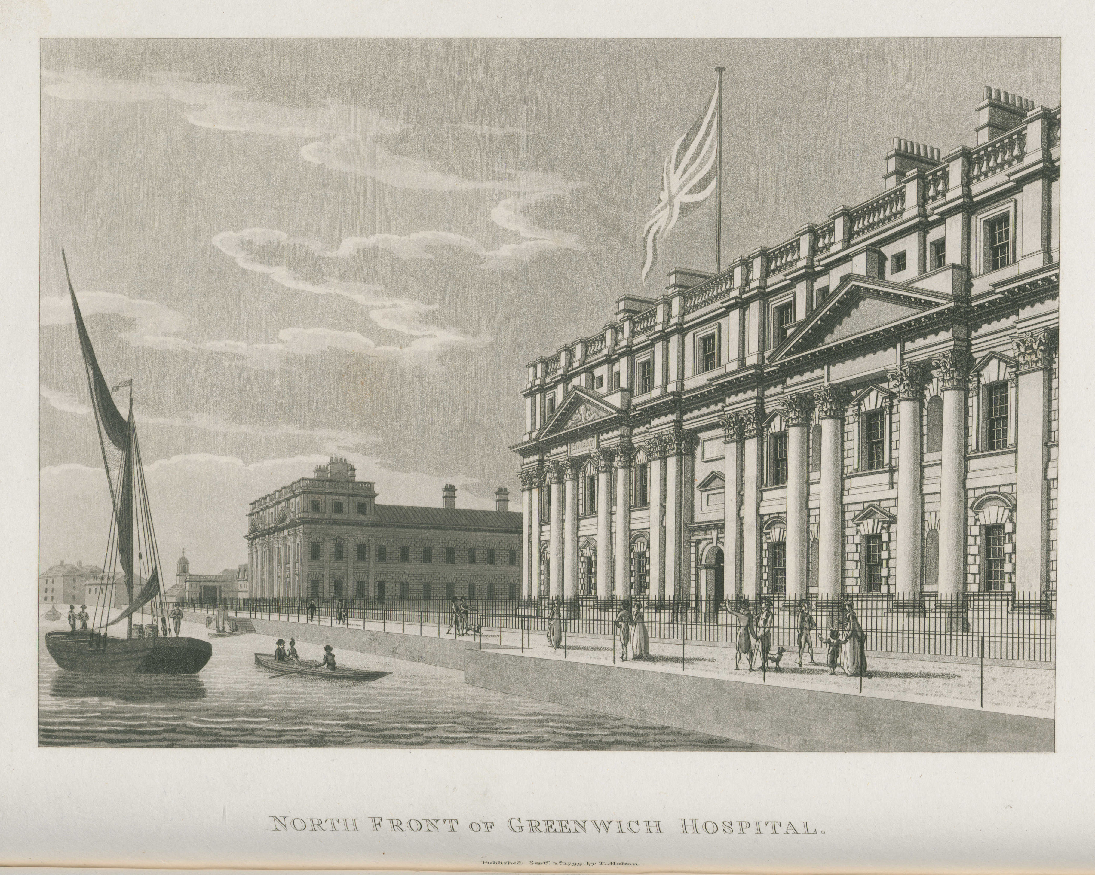 079 - Malton - North Front of Greenwich Hospital